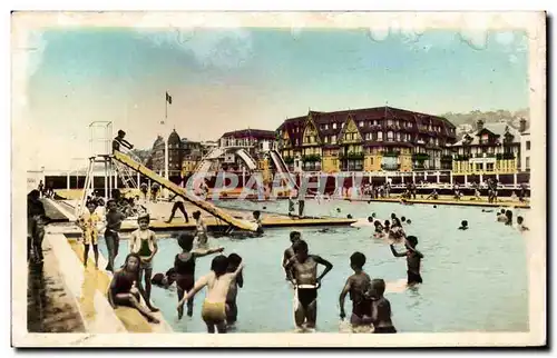 Cartes postales Trouville La piscine