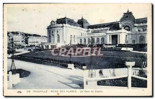 Cartes postales Trouville Reine des plages Un coin du casino