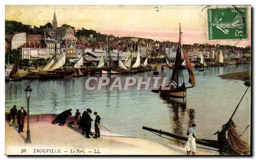 Cartes postales Trouville Le port