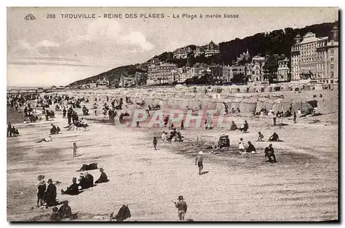 Ansichtskarte AK Trouville La plage a maree basse