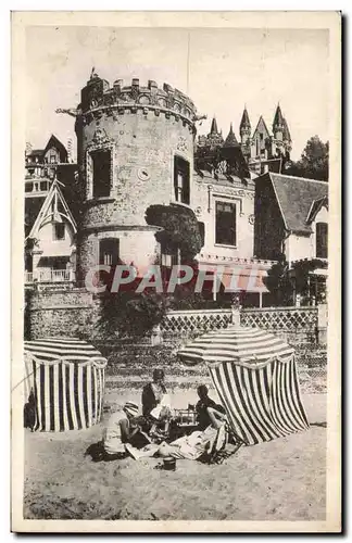 Cartes postales Trouville Villa sur la plage