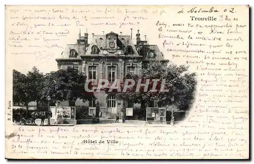 Cartes postales Trouville Hotel de ville