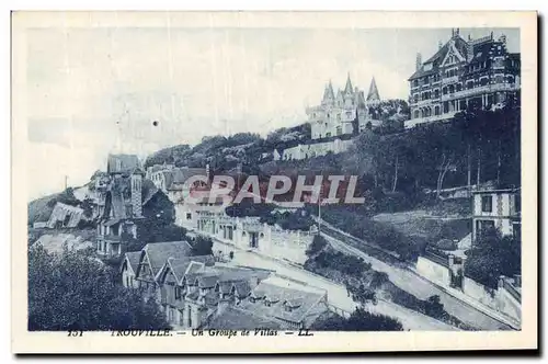 Cartes postales Trouville Un groupe de villas