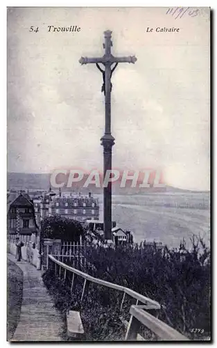 Ansichtskarte AK Trouville Le calvaire