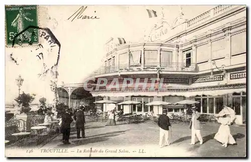 Cartes postales Trouville La rotonde du grand salon