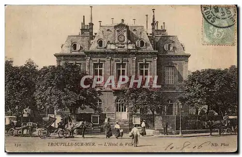 Cartes postales Trouville L&#39hotel de ville