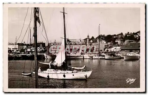 Cartes postales moderne Trouville Deauville Le port