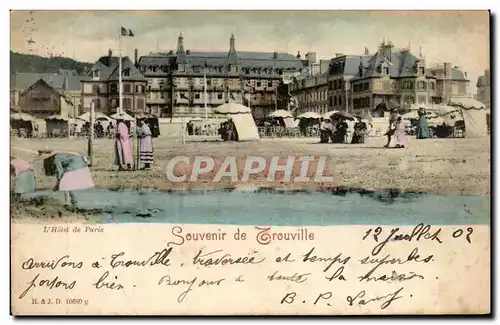 Cartes postales Trouville Hotel de Paris