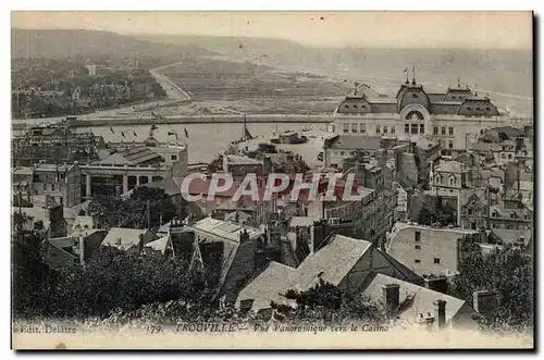 Ansichtskarte AK Trouville Vue panoramique vers le casino