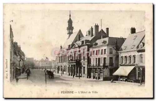 Cartes postales Peronne L&#39hotel de ville