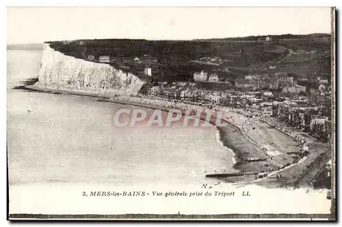 Ansichtskarte AK Mers les Bains Vue generale prise du treport