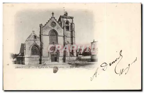 Cartes postales Abbeville L'eglise de Saint Sepulcre