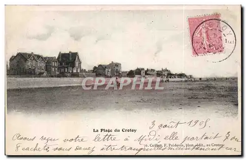 Cartes postales La plage du Crotoy