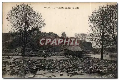 Cartes postales Ham le chateau