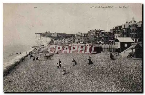 Cartes postales Mers les Bains La plage