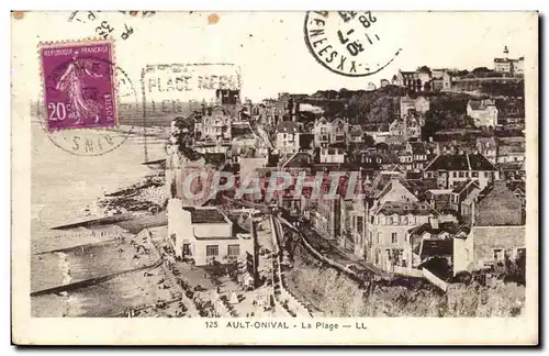 Cartes postales Ault Onival La plage