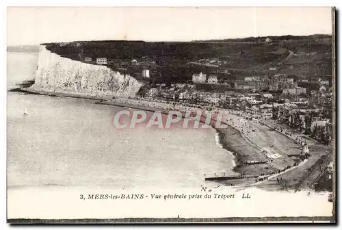 Ansichtskarte AK Mers les Bains Vue generale prise du Treport