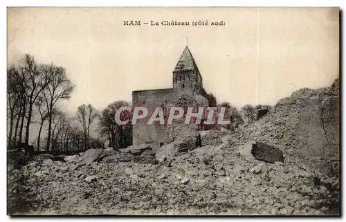 Cartes postales Ham Le chateau