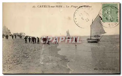 Cartes postales Cayeux sur Mer La plage au reflux