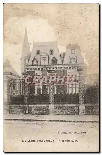 Cartes postales Villers Bretonneux Propriete EF