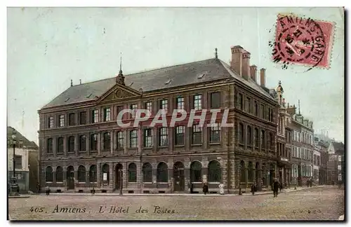 Cartes postales Amiens L'hotel des postes