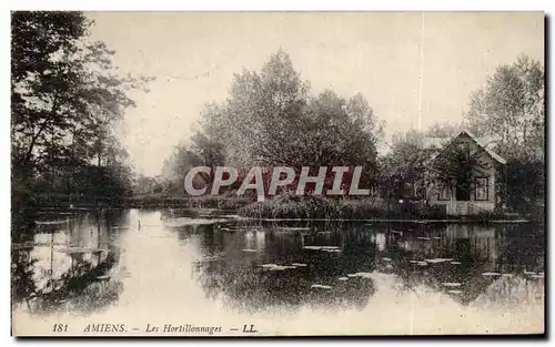 Cartes postales Amiens Les hortillonnages