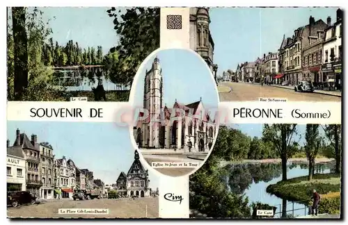 Moderne Karte Souvenir de Peronne