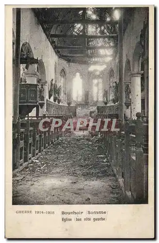 Cartes postales Bouchoir Eglise