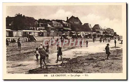 Cartes postales Le Crotoy La plage