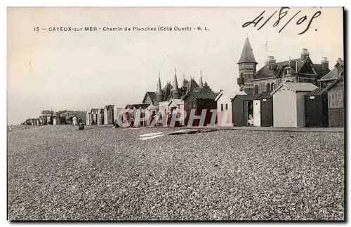 Ansichtskarte AK Cayeux sur mer Chemin des planches