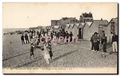 Cartes postales Cayeux sur Mer La plage et les cabines