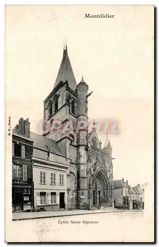 Cartes postales Montdidier Eglise Saint Sepulcre