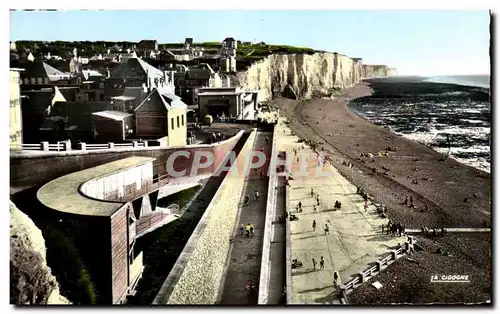 Cartes postales moderne Ault La descente a la plage et les falaises