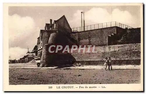 Cartes postales Le Crotoy feu de maree