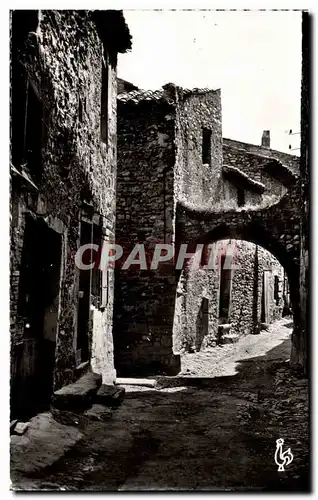 Moderne Karte Vaison la Romaine La ville du Moyen Age La rue des fours