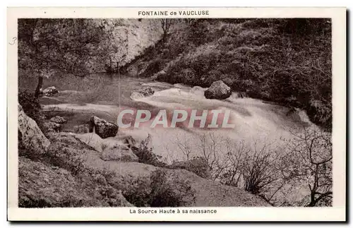 Ansichtskarte AK Fontaine de Vaucluse La source haute a sa naissance