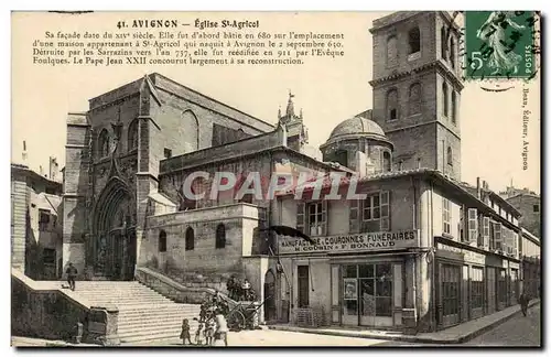 Cartes postales Avignon Eglise St Agricol