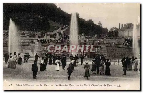 Ansichtskarte AK Parc de Saint Cloud Les grandes eaux