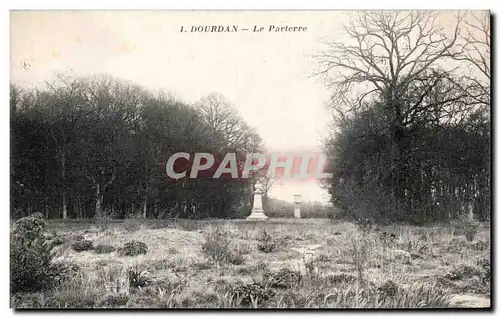 Cartes postales Dourdan Le parterre