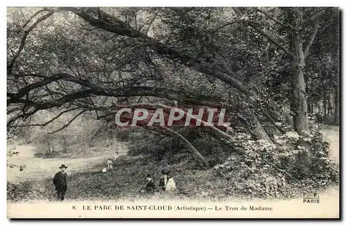 Cartes postales Parc de Saint Cloud Le trou de Madame