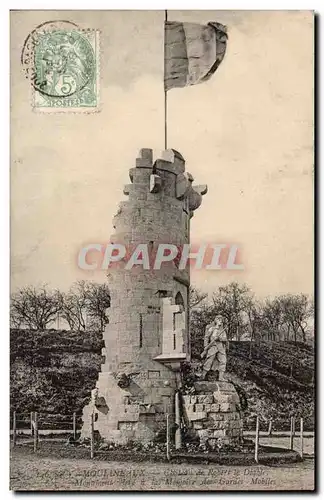 Ansichtskarte AK Moulineaux Chateau de Robert le diable Monument eleve a la memoire des gardes mobiles