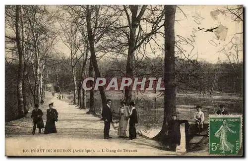 Cartes postales Foret de Meudon L&#39etang de Trivaux