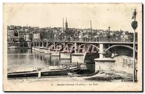 Cartes postales Saint Cloud Parc Le pont