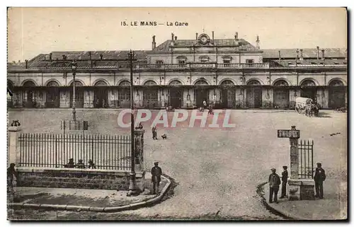 Cartes postales Le Mans La gare