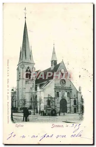 Cartes postales Sceaux Eglise