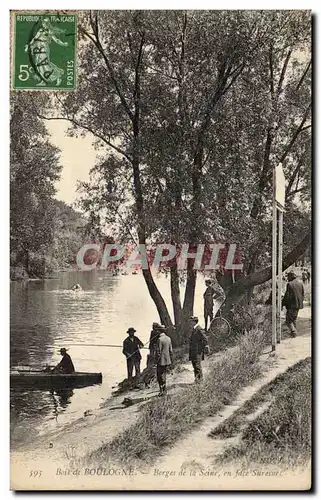 Cartes postales Bois de Boulogne Berges de la Seine en face Suresnes