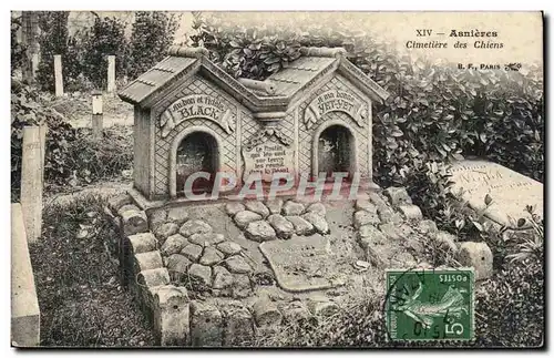 Cartes postales Asnieres Cimetiere des chiens