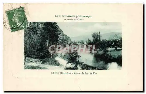 Cartes postales Clecy Vue sur le pont de Vey