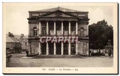 Cartes postales Caen Le theatre