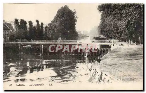 Ansichtskarte AK Caen La passerelle